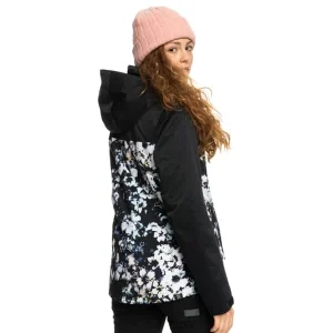 ROXY JETTY BLOCK JK TRUE BLACK BLACK FLOWERS 23 13