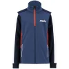 SWIX CROSS JACKET JR LAKE BLUE 23 5