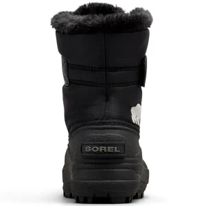 SOREL CHILDRENS SNOW COMMANDER BLACK/CHARCOAL 23 14