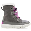 SOREL YOUTH EXPLORER LACE QUARRY, BRIGH 23 16