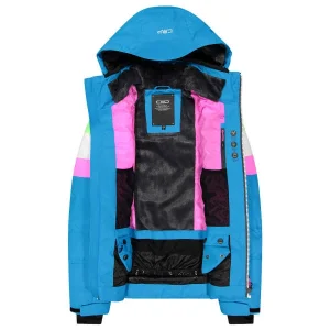 CMP WOMAN JKT ZIP HOOD TURCHESE 23 12