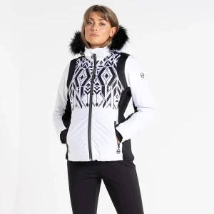 DARE 2B PRESTIGE II JKT WHIT/BLKMONO 23 14
