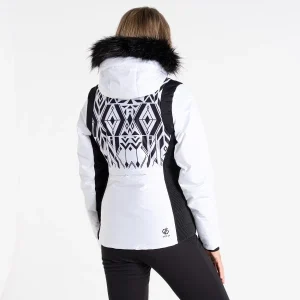 DARE 2B PRESTIGE II JKT WHIT/BLKMONO 23 16