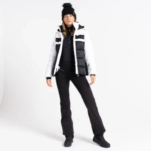 DARE 2B CRYSTALLIZE SKI JKT WHITE/BLACK 23 18