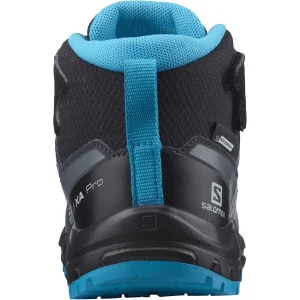 SALOMON XA PRO V8 MID CSWP K BLACK/MONUMENT/HAWAIIAN OCEAN 22 9