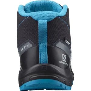 SALOMON XA PRO V8 MID CSWP JR BLACK/MONUMENT/HAWAIIAN OCEAN 22 9