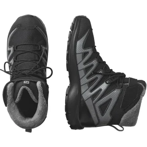 SALOMON XA PRO V8 WINTER CSWP JR BLACK/PHANTOM/QUIET SHADE 23 15